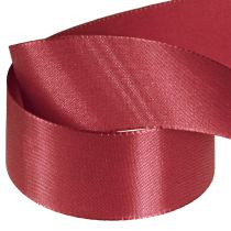 Itens Fita de presente fita decorativa tafetá Bordeaux 40mm 50m
