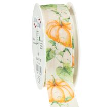 Itens Fita de presente abóbora fita outono laranja 40mm 15m