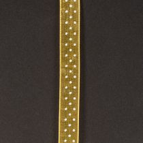 Itens Fita de presente com estampa de bolinhas, o toque final perfeito para embalagens e caixas de presente, 1,5 cm de largura, 20 m de comprimento.