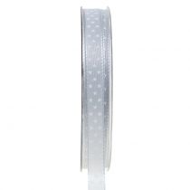 Fita para presente cinza 10mm 25m