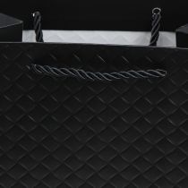 Itens Saco de presente saco de presente preto 18×10×23cm 1ud
