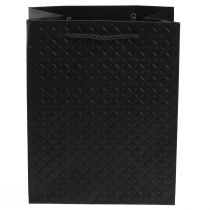 Itens Saco de presente saco de presente preto 18×10×23cm 1ud
