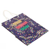 Itens Sacola de presente de aniversário “Feliz Aniversário” papel 18×10×23cm 2 unidades