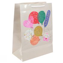 Itens Sacola de presente “Feliz Aniversário” saco de papel de aniversário 26×14×36cm 2 unidades