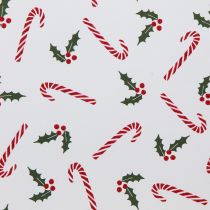 Itens Saco de presente de Natal com alças vermelho branco 24×18×8cm 4 unidades