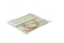 Itens Saco de presente com alças saco de presente estampado 24×12×12cm 6 unidades