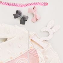 Itens Sacolas de presente para bebês meninas, sacolas para presente de nascimento, 23×18cm, 2 unidades