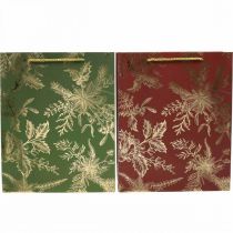 Sacos de presente Natal Sacos de Natal visco 26×32cm 2pcs