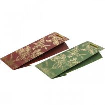 Itens Sacos de presente de natal sacos de natal visco 12×36 cm 2 peças