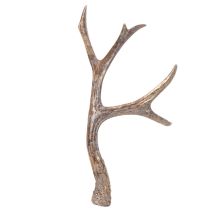 Itens Chifres decorativos artificiais, enfeites natalinos rústicos, 29 cm, 2 peças