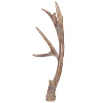 Itens Chifres decorativos artificiais, enfeites natalinos rústicos, 29 cm, 2 peças