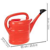 Itens Regador vermelho de 10 litros