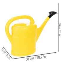 Itens Regador amarelo de 5 litros