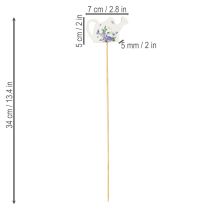 Itens Estacas decorativas em formato de regador para arranjos florais e decoração de varandas, 34 cm, conjunto com 8 peças.