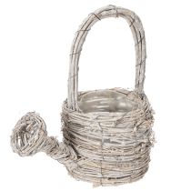 Itens Regador decorativo com um elegante design trançado para uma decoração de casa sofisticada, 26 cm