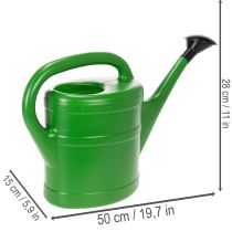Itens Regador para jardim e varanda, acessório para cuidados com plantas, 5L