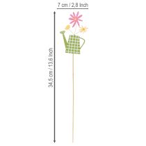 Itens Decorações de regador para enfeitar o jardim ou vasos de flores na primavera (12 peças)