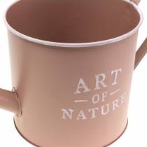 Itens Vaso de flores/regador decorativo vintage, zinco rosa antigo, Ø16,5cm A17cm