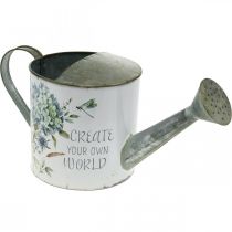 Vaso de flores regador de hortênsia decoração de jardim plantador de metal 15 cm