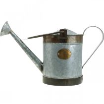 Itens Regador decorativo de metal com design retrô, vaso suspenso vintage 58x23x32cm, balde de plantas nostálgico