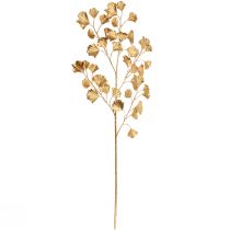 Itens Gingko ramo decorativo planta artificial bronze glitter 84 cm