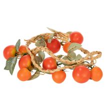 Itens Guirlanda artificial de tomate, trepadeira decorativa, decoração realista para sala de estar, 135 cm
