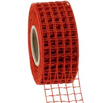 Itens Fita de malha 4,5cm x 10m vermelha