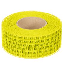 Itens Fita de malha amarela, 4,5 cm, fita para presentes para decoração criativa.