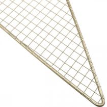 Metal Star Mesh Deco Star Metal Deco Dourado Ø47cm