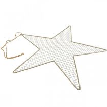 Itens Metal Star Mesh Deco Star Metal Deco Dourado Ø57cm