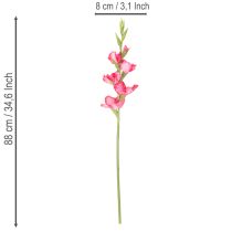 Itens Gladíolo artificial com flores decorativas, 88 cm