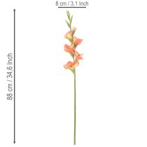 Itens Gladíolo artificial com muitas flores para um buquê, 88 cm