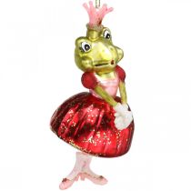 Itens Princesa sapo, decorações para árvores de Natal, decorações de contos de fadas, pingentes de árvores, vidro real H14cm 2 unidades