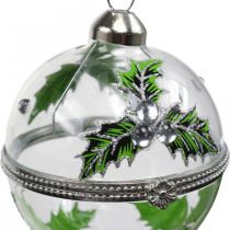 Itens Árvore de natal bolas vidro para rechear azevinho Ø6cm 2uds