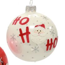 Bolas de Natal de vidro bolas de árvore de Natal Papai Noel 6 unidades