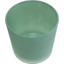Itens Vaso de flores de vidro plantador verde banheira de vidro Ø11.5cm H11cm