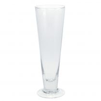 Vaso de vidro Caro Ø6.3cm H20cm transparente