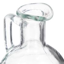 Itens Mini vaso/jarro de água com alça para mesa de jantar, decorativo e funcional, 12 cm, conjunto de 6 peças