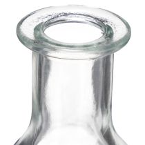 Itens Mini vasos de vidro para decoração de mesa moderna e toques de estilo, 11 cm, conjunto de 6 peças.
