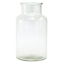 Vaso de vidro garrafa decorativa vidro farmacêutico retro Ø14cm Alt.25cm