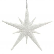 Estrela brilhante para pendurar 13 cm 12 unidades