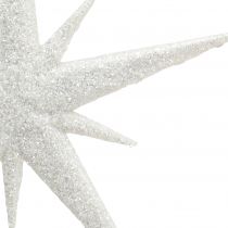 Estrela brilhante para pendurar 13 cm 12 unidades