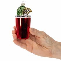 Itens Miniaturas de decoração de coquetel para pendurar na árvore de Natal, 14 cm, 6 peças
