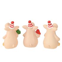 Itens Porquinho da Sorte Decorativo com Amuletos da Sorte 5cm 6 peças