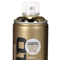 Itens Tinta spray decorativa com efeito cromado dourado, Montana Cans 400ml