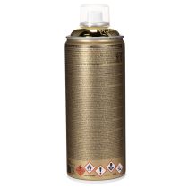 Itens Tinta spray decorativa com efeito cromado dourado, Montana Cans 400ml