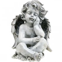 Itens Grabengel Anjo Cinza Figura Sepultura Decoração Sepultura 24cm