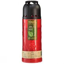 Vela grave óleo vegetal vermelho vela ICP para lembrança Alt.24cm