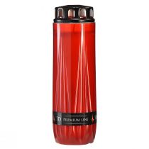 Itens Vela grave Vela de cemitério Aura vermelha preta 7 dias Alt.24cm