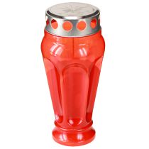 Itens Luzes de sepultura velas de sepultura vermelhas tempo de queima 18h Ø9cm H19cm 4 peças